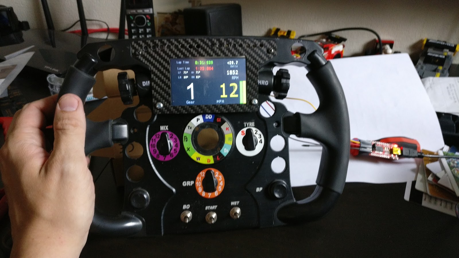 Dave Williams Creating My Custom Modded Thrustmaster F1 Wheel