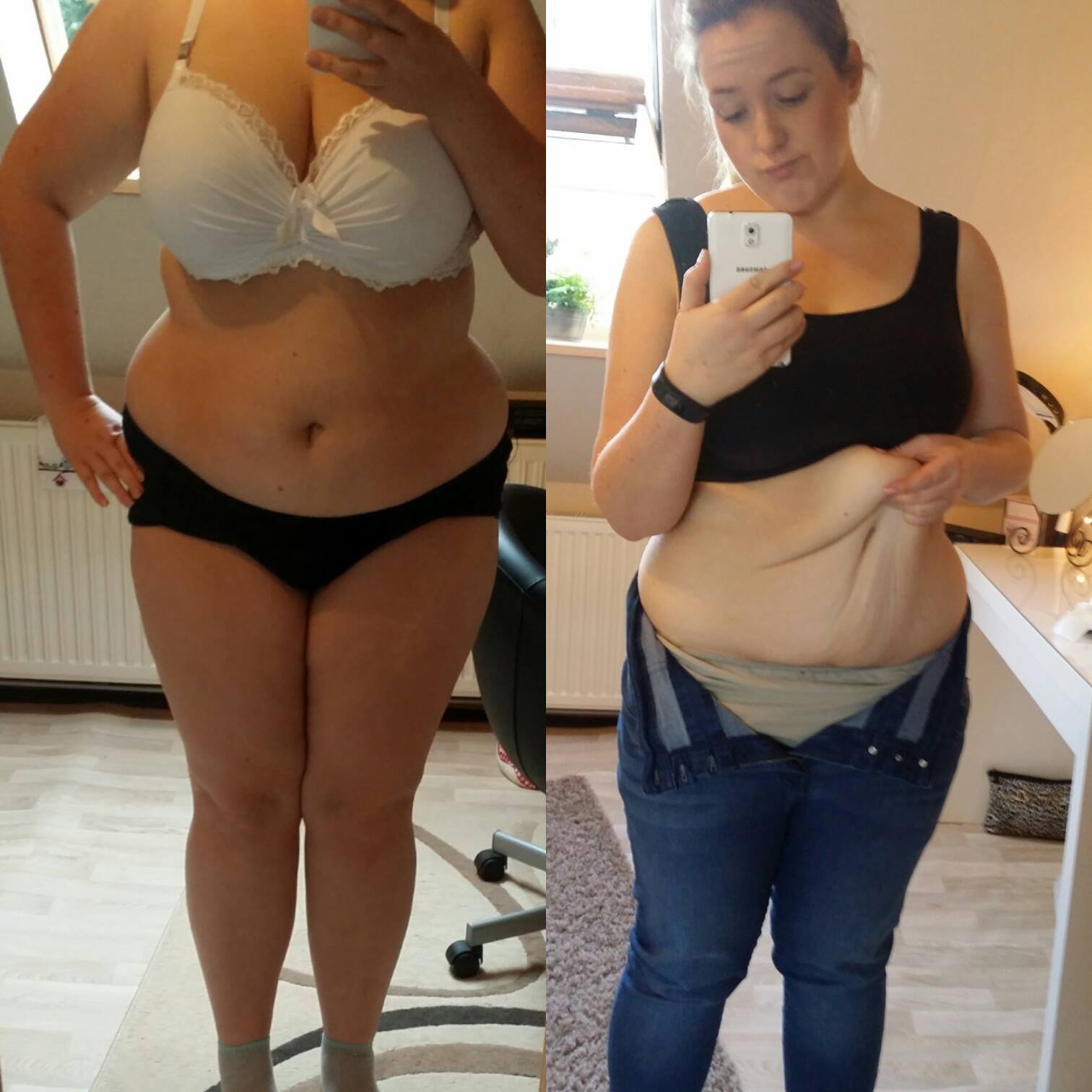 30 kg abgenommen haut