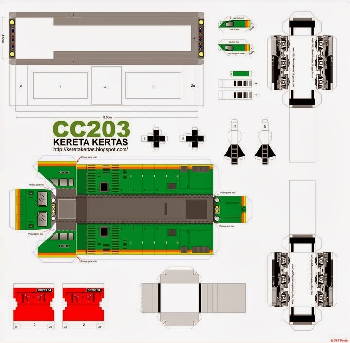 paper craft kereta api indonesia Paper Craft kereta api indonesia