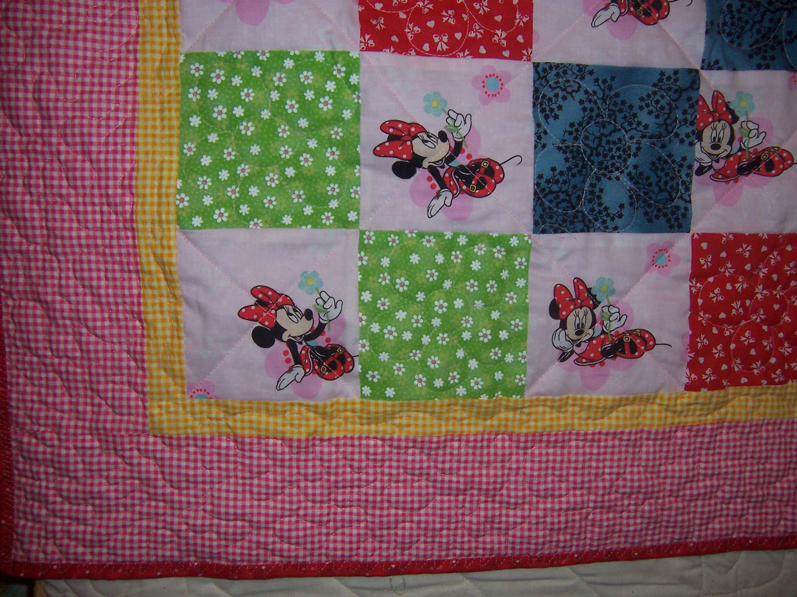 Quilts And Art By Cheryl Minnie Mouse Baby Quilt quilts-and-art-by-cheryl-minnie-mouse-baby-quilt