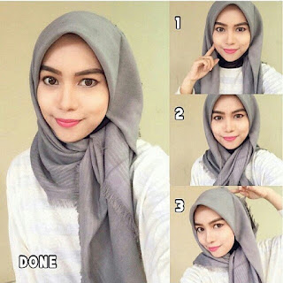 20+ Tutorial Hijab Pashmina 2017 Modern dan Cantik