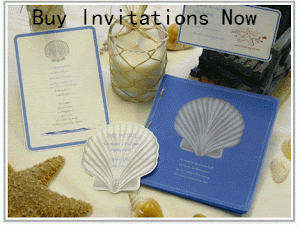 Beach Themed Wedding Invitations