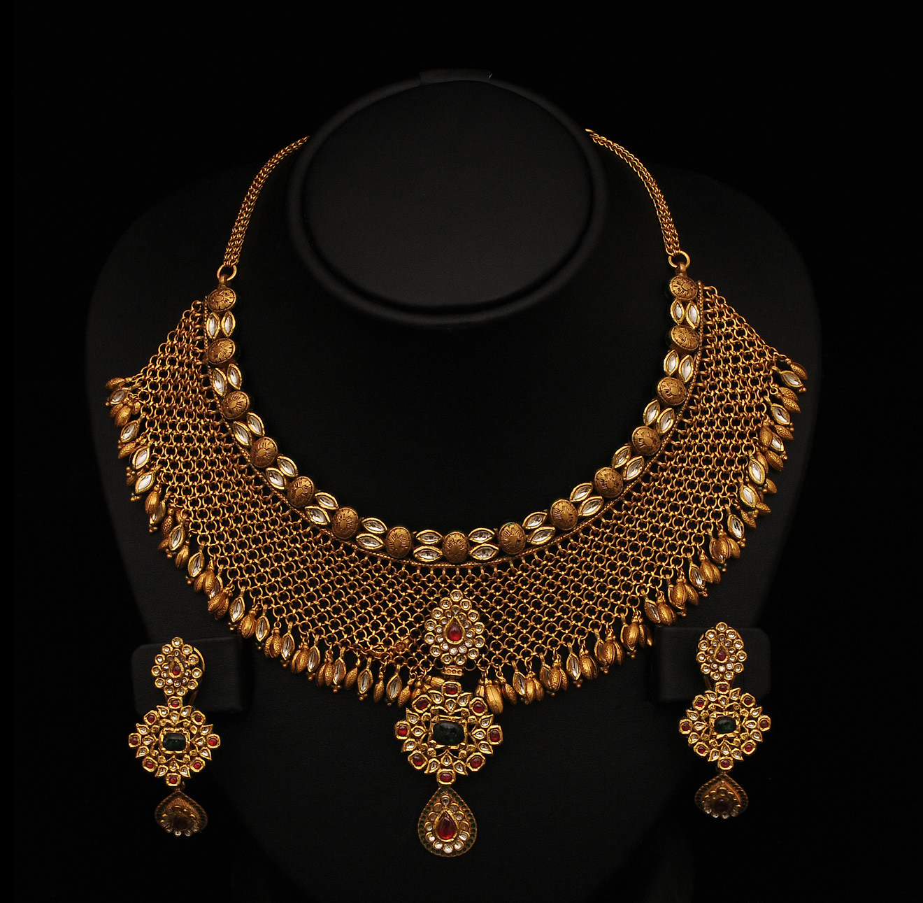 kundan jewellery & Necklace's designs | SUDHAKAR GOLD WORKS