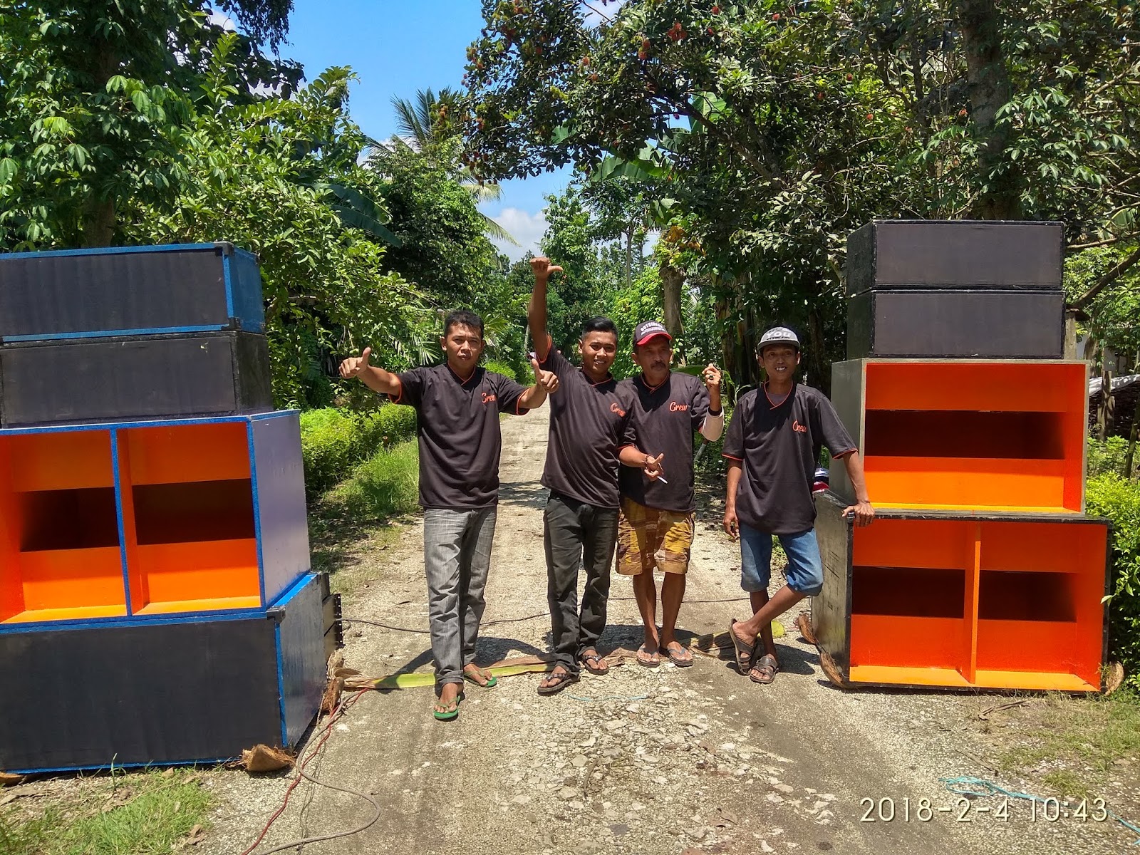 box speaker built up