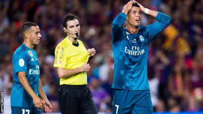 Cristiano Ronaldo Banned for Pushing Referee in Spanish Super Cup