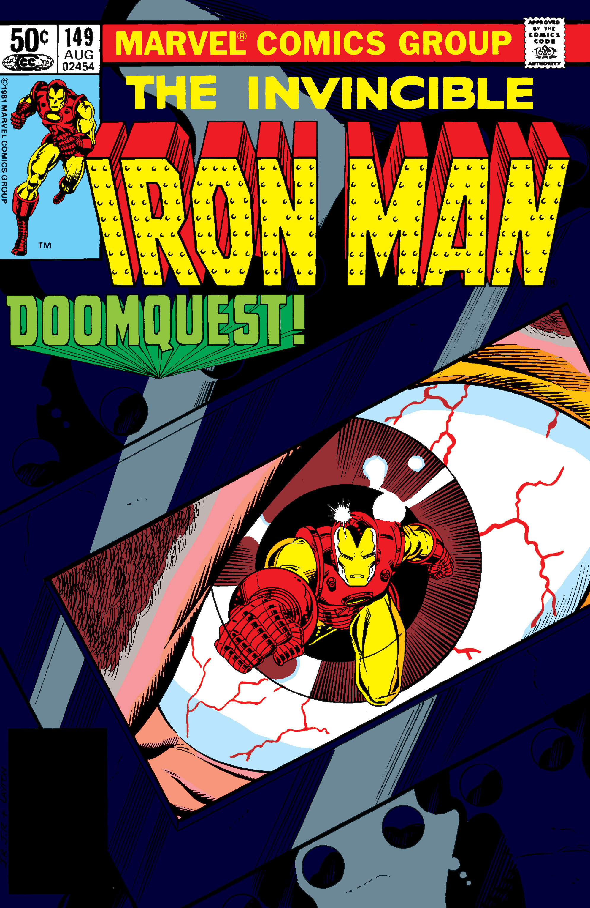 Read online Iron Man (1968) comic -  Issue #149 - 1
