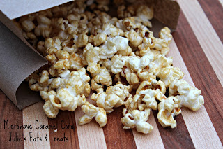 Julie's Eats & Treats: Microwave Caramel Corn