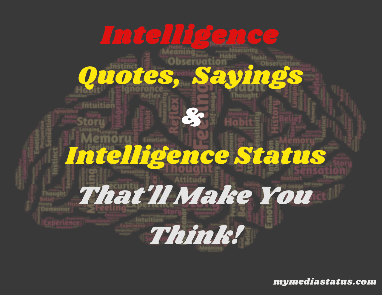 Top Best Deep Intelligence Quotes That'll Make You Think!