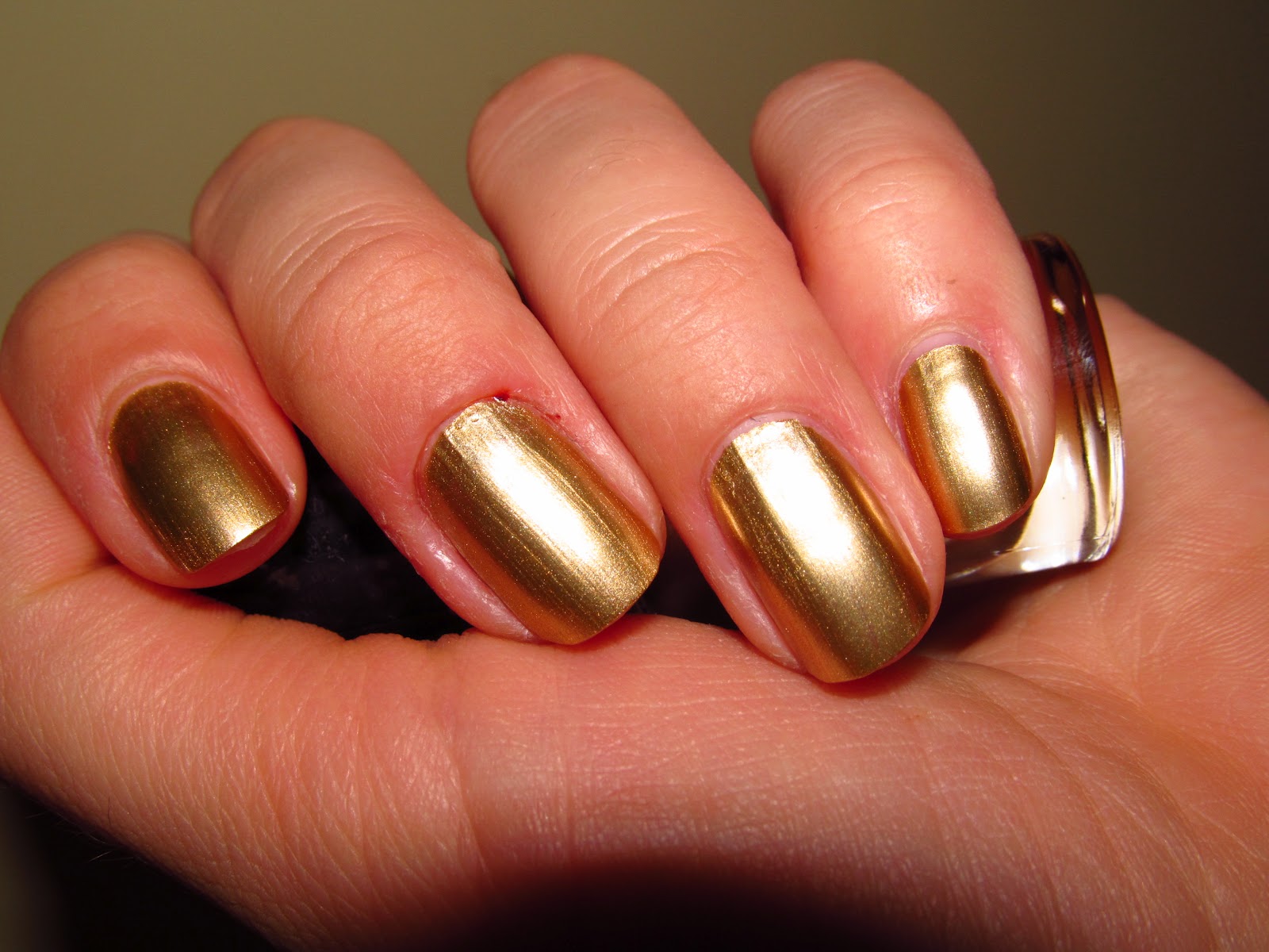 8. Maybelline Color Show Nail Lacquer in Bold Gold - wide 5