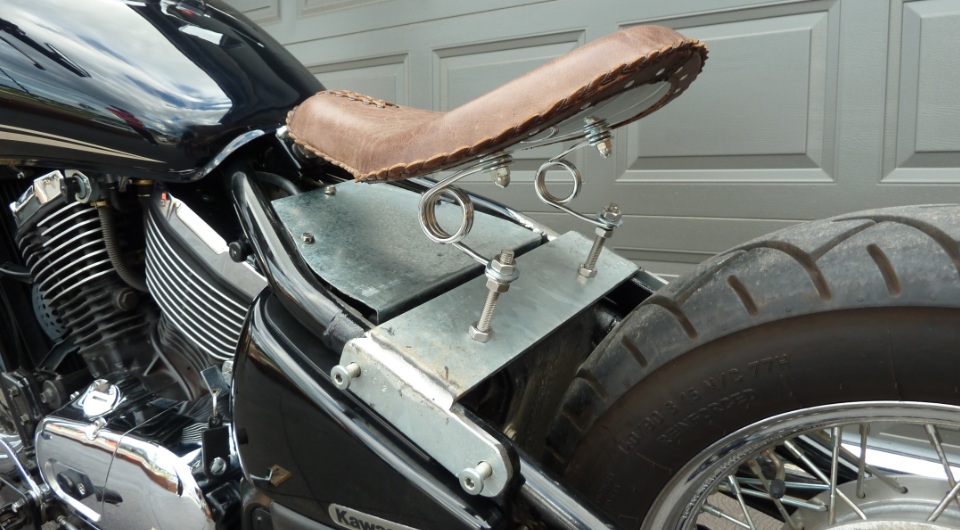 Vulcan 800 Bobber Project Mount that seat...