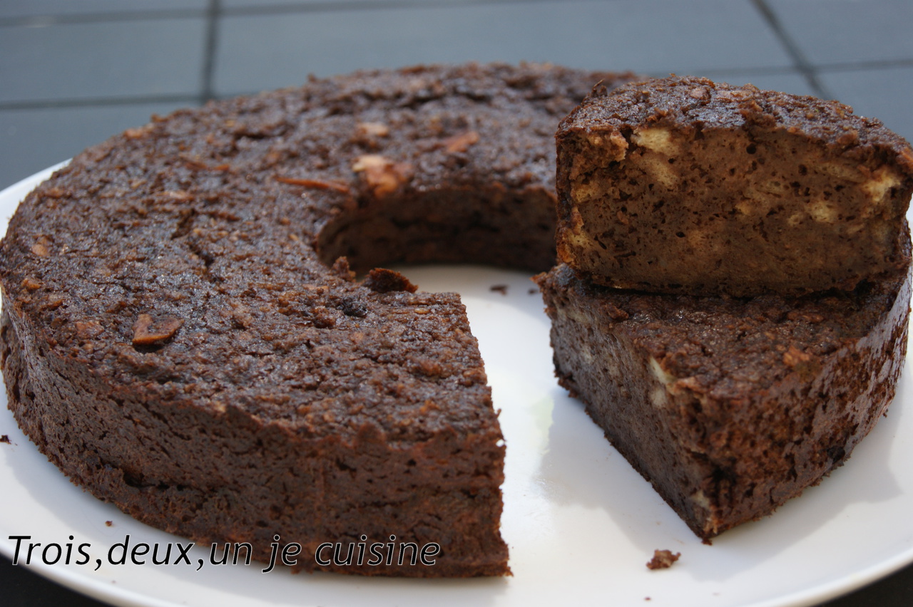 Trois,deux,un je cuisine Pudding au painchocolat