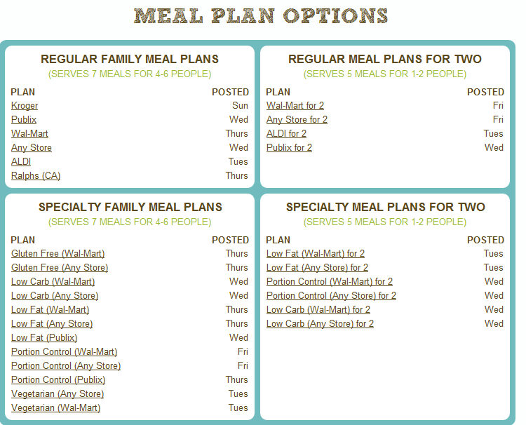 Free Low Fat Meal Plans 58