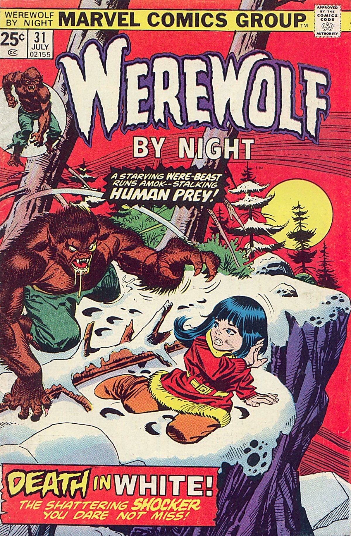 Read online Werewolf by Night (1972) comic -  Issue #31 - 1