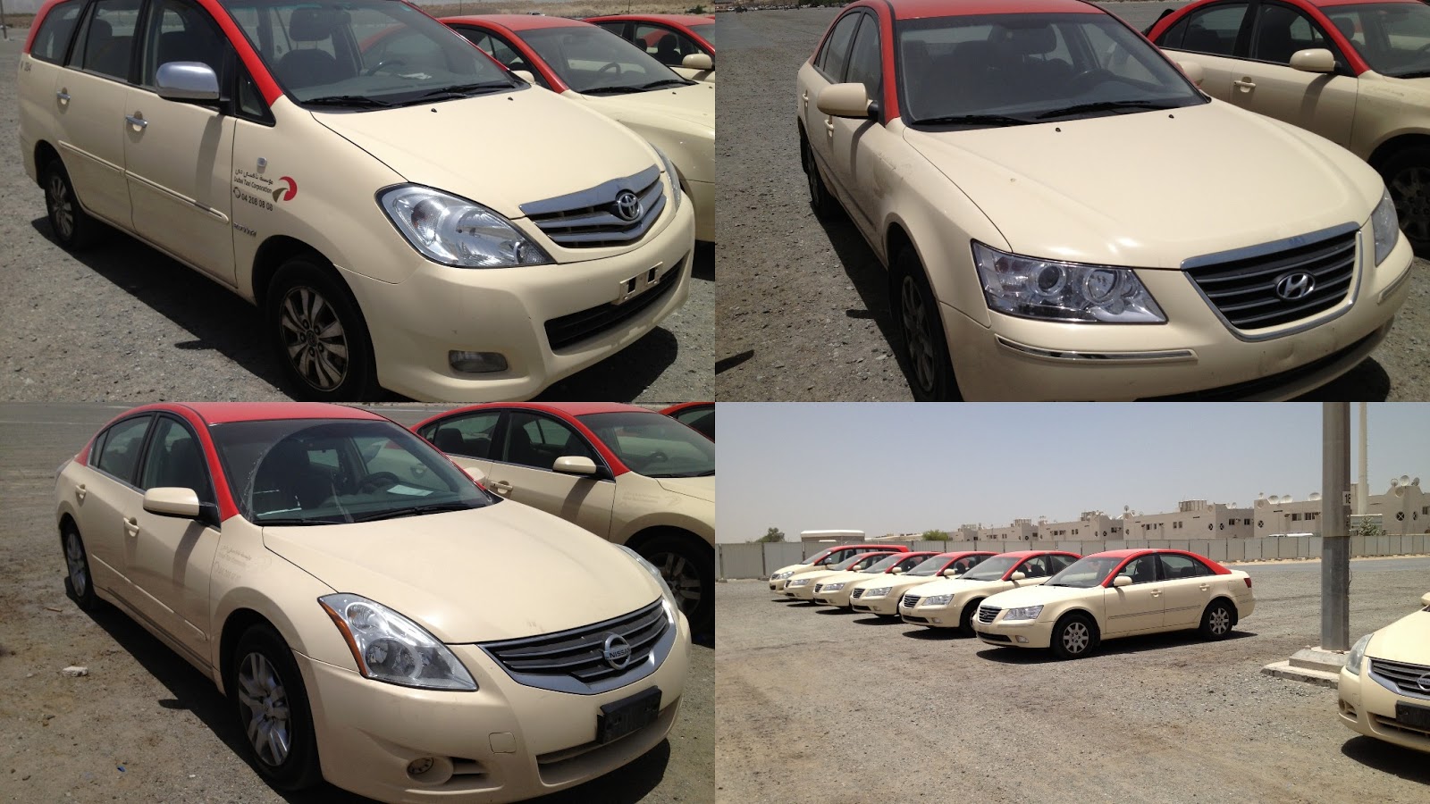Emirates Tenders: Dubai Taxi Corporation (DTC) Taxi Cars Sale Auction