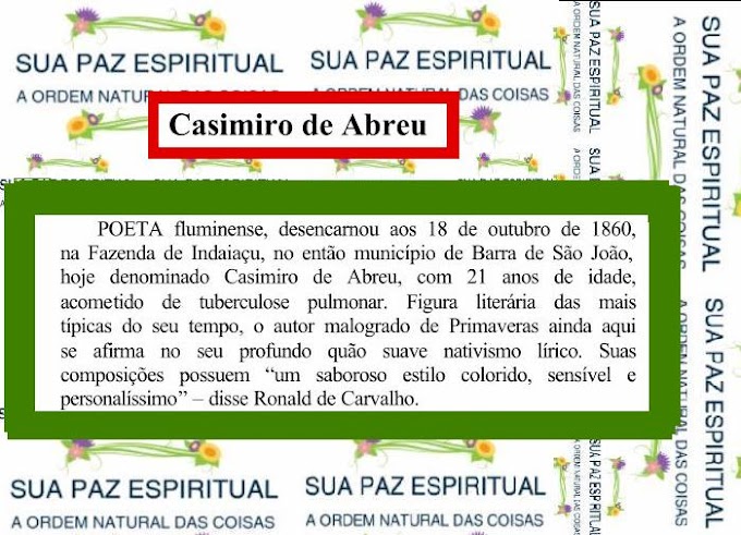 PARNASO DE ALEM TUMULO-A Terra-Casimiro de Abreu