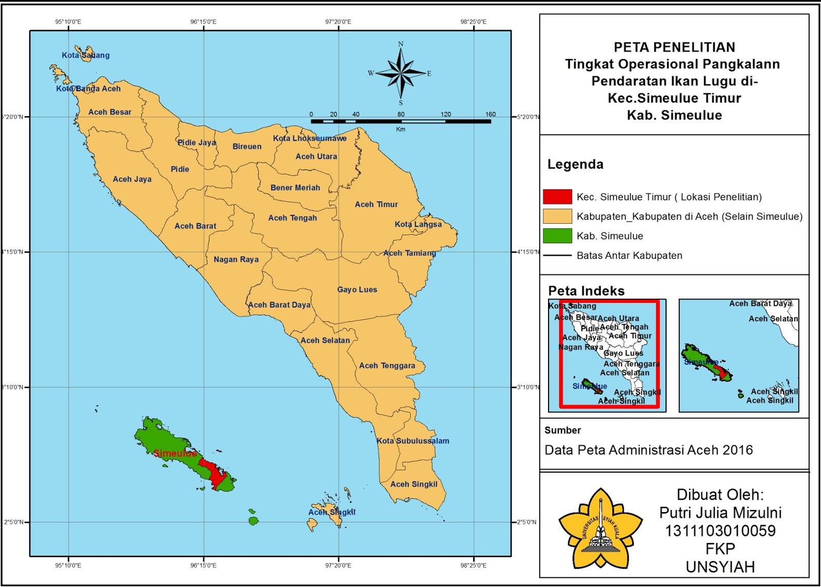 Cara Membuat Peta Gampong KKN dan Peta Administrasi Daerah Menggunakan