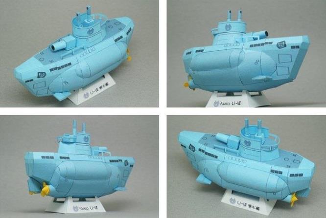 THE ULTIMATE COLLECTION OF PAPERCRAFT SUBMARINE MODELS 