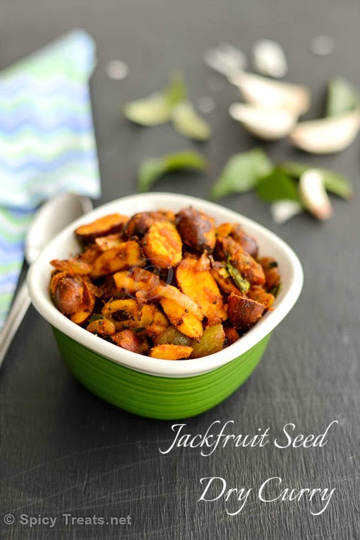 Jackfruit Seed Dry Curry Recipe