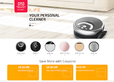 ILIFE SMART CLEANING ROBOTS SALE 11.11