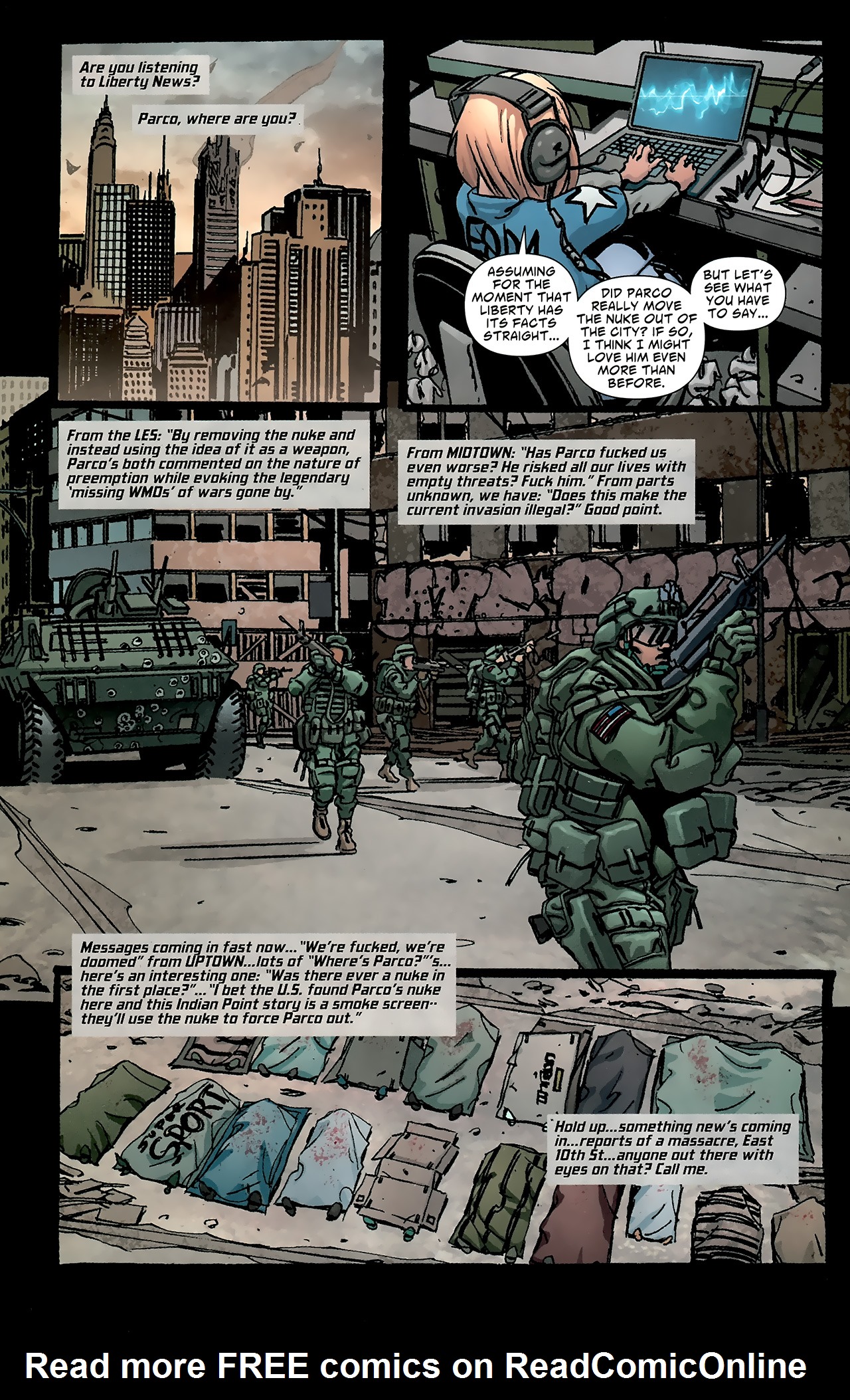 Read online DMZ (2006) comic -  Issue #49 - 9