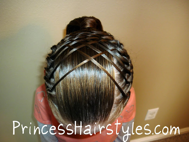 woven french braid ponytail hairstyles