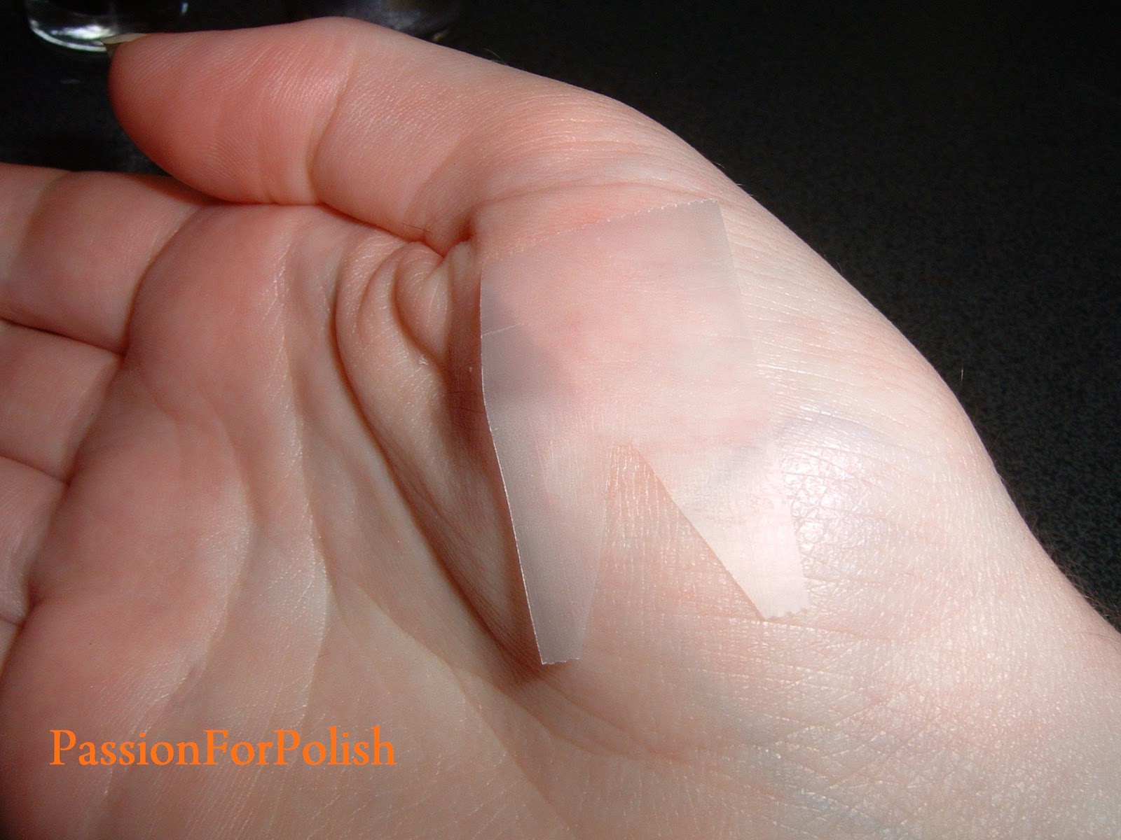 PassionForPolish How To Scotch Tape Nails