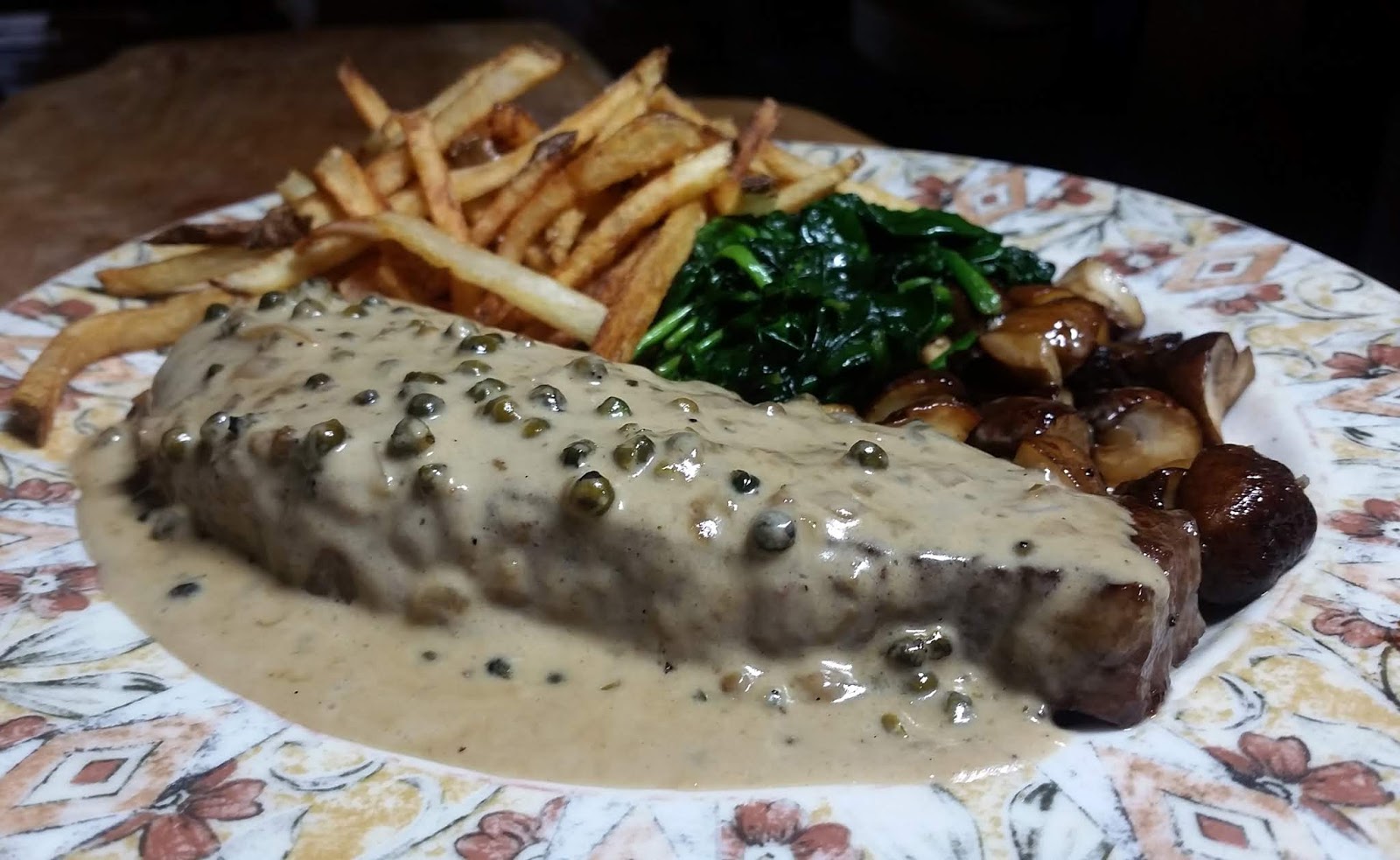 Thibeault's Table Green Peppercorn Steak