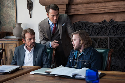 Jeremy Piven, Billy Bob Thornton and Haley Joel Osment in the Entourage Movie