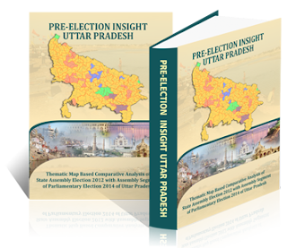 Cover Image of the Pre Election Insight Uttar Pradesh Book.datanetindia-ebooks.com/