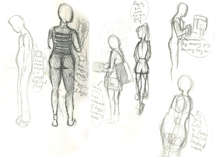 Amandas Mongamation: Here's a repost of my pose sketches, with some