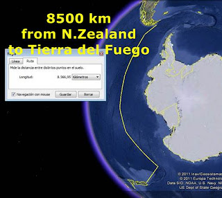 New Zealand to Tierra del Fuego