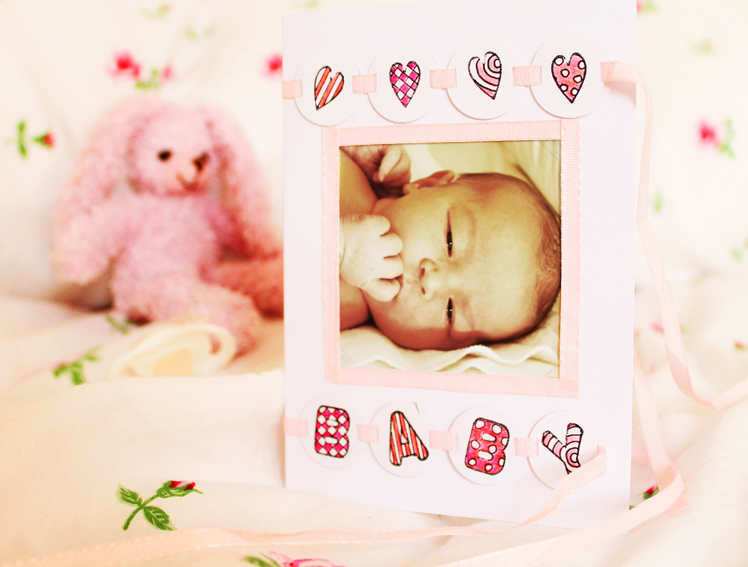 Mein kleines verrücktes Bastel-Labor: Baby-Dankes-Karte Mein kleines verrücktes Bastel-Labor: Baby-Dankes-Karte