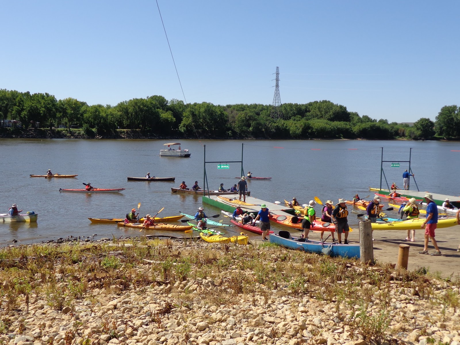 Linda's Bike Log July 30, 2015. Mud Lake to Massey Marina, IA. 17 Miles.