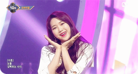 오마이걸 20170511 엠카운트 다운 무대.gif | 인스티즈