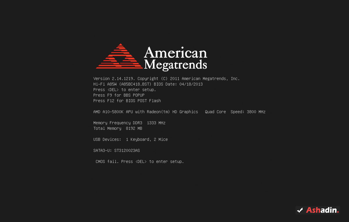 Cara Mengatasi Cmos Fail Dengan Sangat Mudah Ashadin