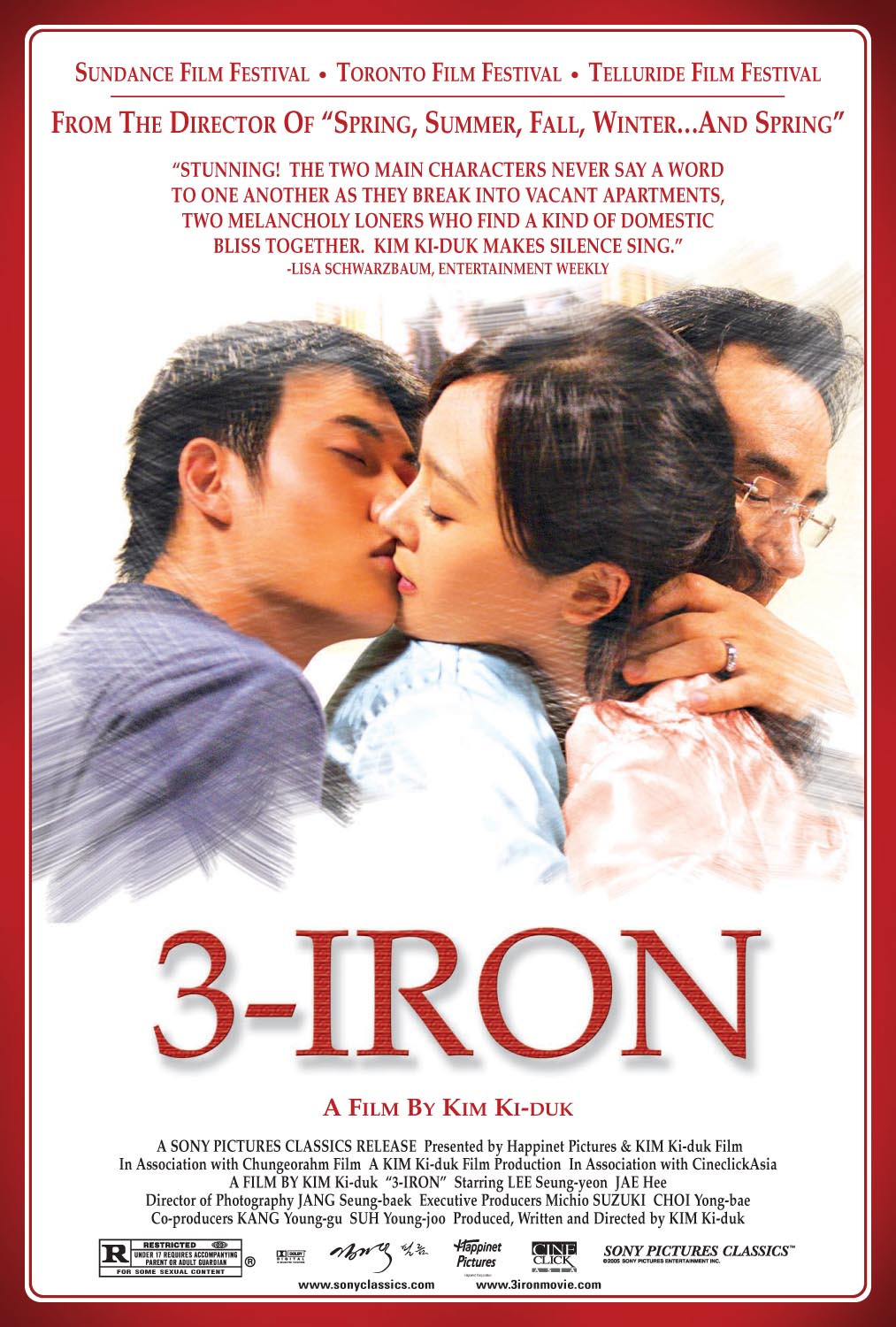 I eat, sleep, walk, talk Movies & Books ) 3 Iron (2004) Korean Movie