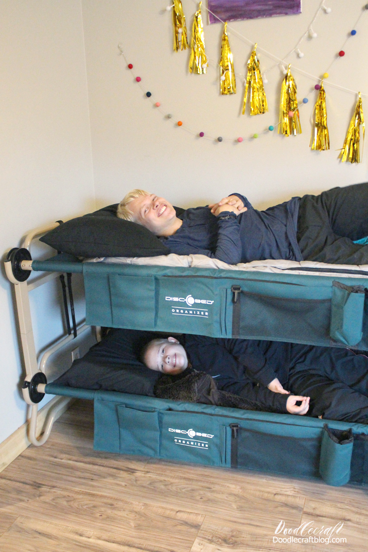 Doodlecraft DiscOBed Camping Cot Bunk Beds