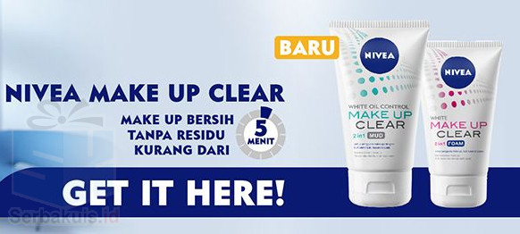 Sample Gratis NIVEA Make Up Clear White Oil Control Foam Sample Gratis NIVEA Make Up Clear White Oil Control Foam