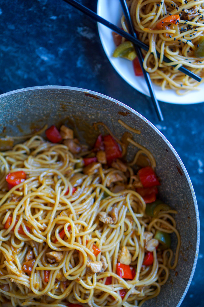 Sweet and Sour Spicy Noodles Recipe Hungry for Goodies
