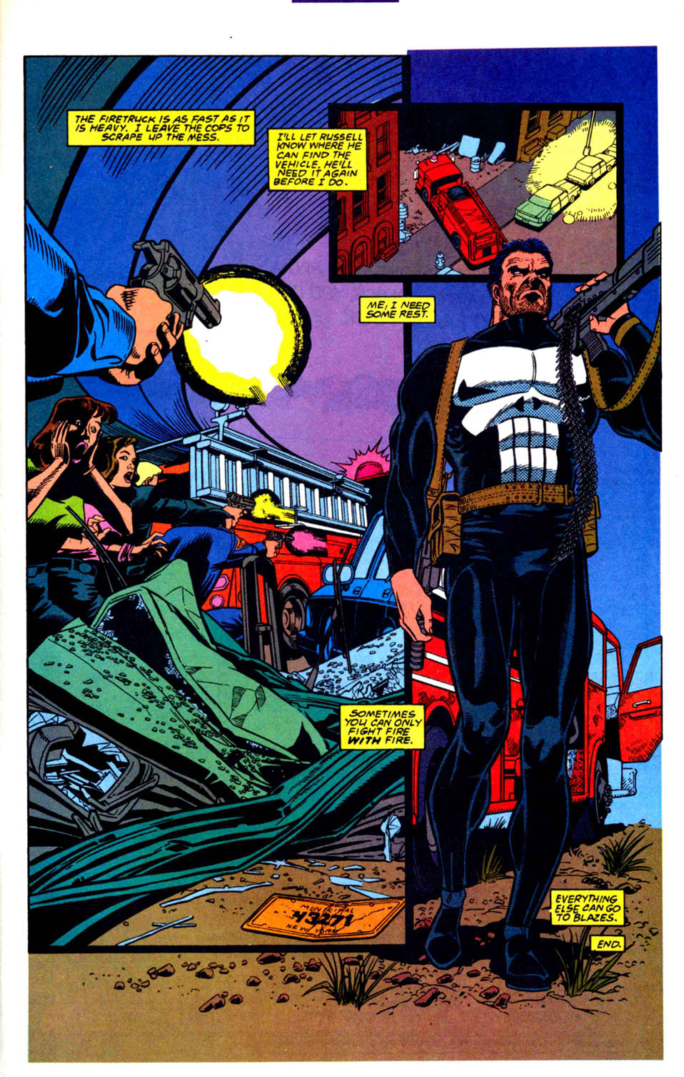 Read online The Punisher (1987) comic -  Issue #84 - Firefight - 23