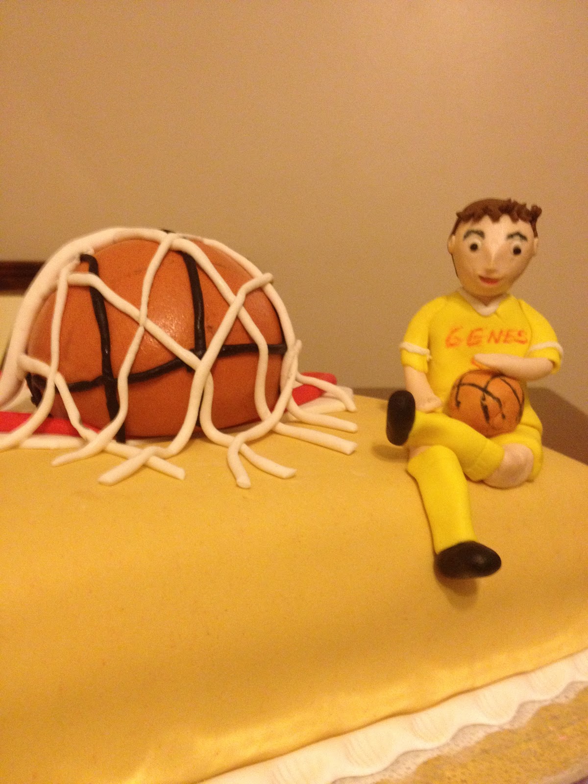 PASTA DiLE Barış�ın Basketbol Temalı 10. Yaş Pastası