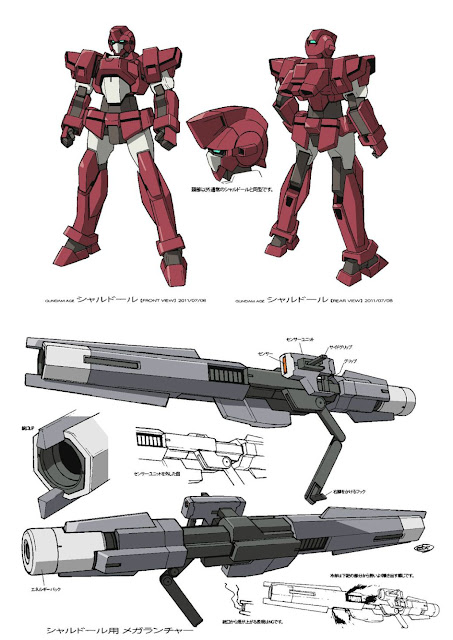 GUNDAM Gundam AGE: Shaldoll w/ Mega Launcher, Adele [Diva Color], Zeydra, KHRONOS & 2nd Gen Characters Updated 1/26/12]