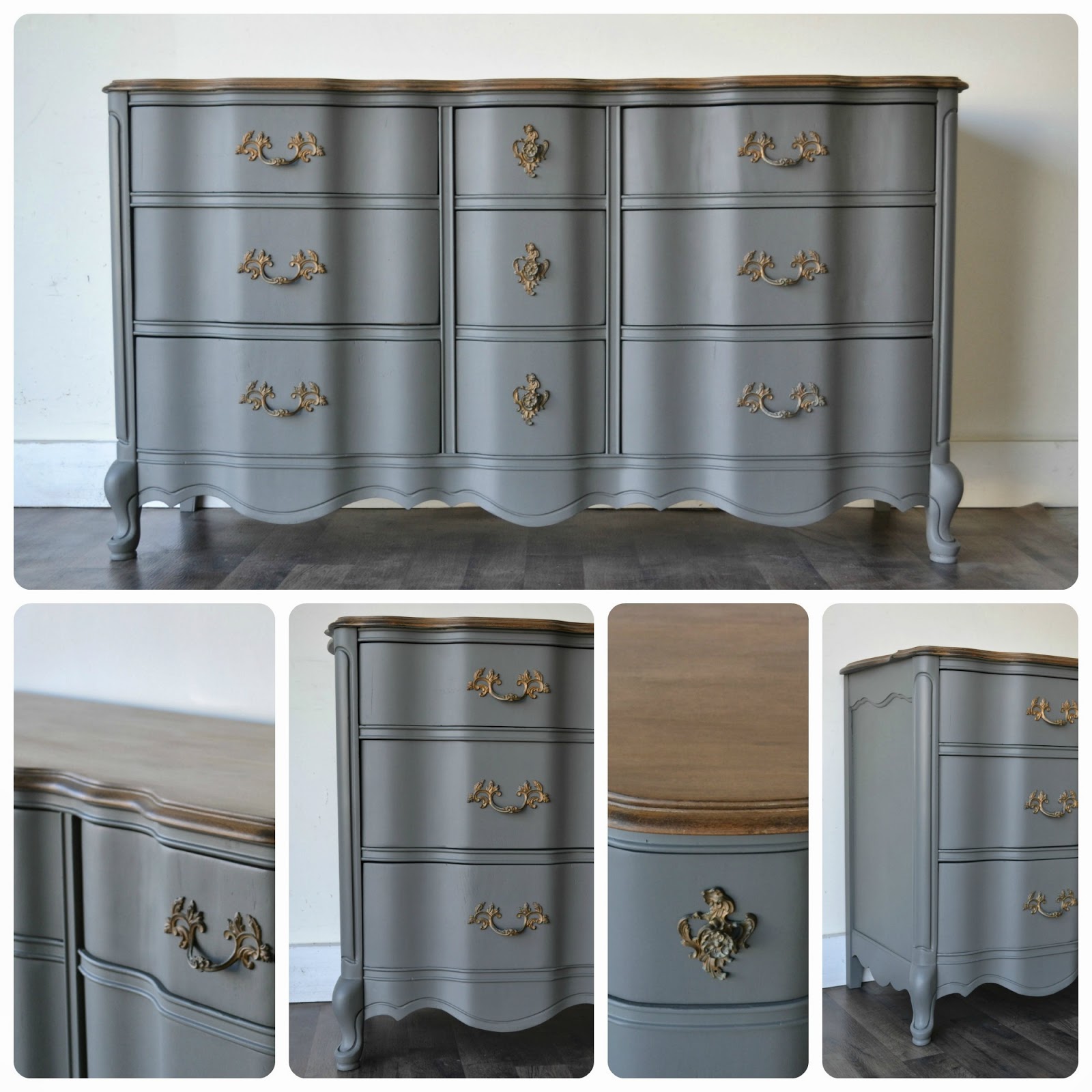 Funky Junk Gray Dresser