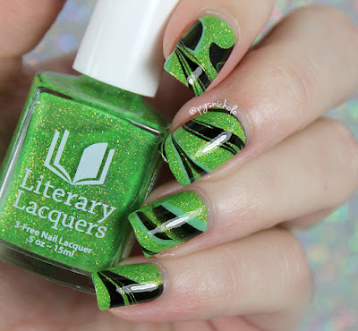 Literary Lacquers | Wildfire Watermarble