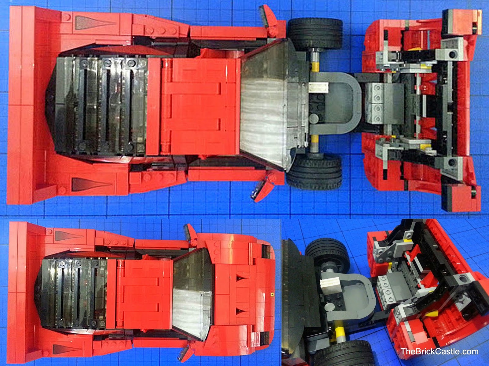 The Brick Castle: LEGO Ferrari F40 10248 review