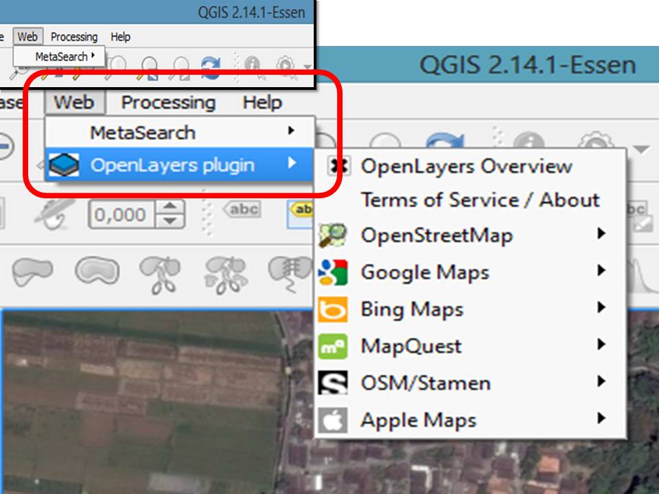 Tutorial Qgis Dua Langkah Tampilkan Citra Satelit Resolusi Sangat Tinggi Gratis Kasatriyan