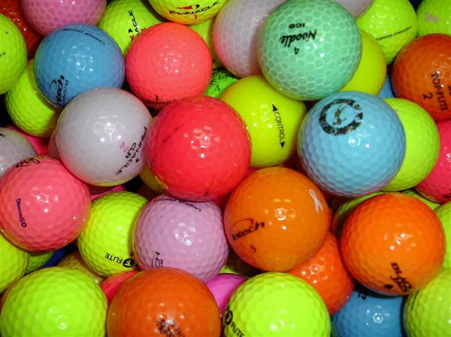 Colored Golf Balls