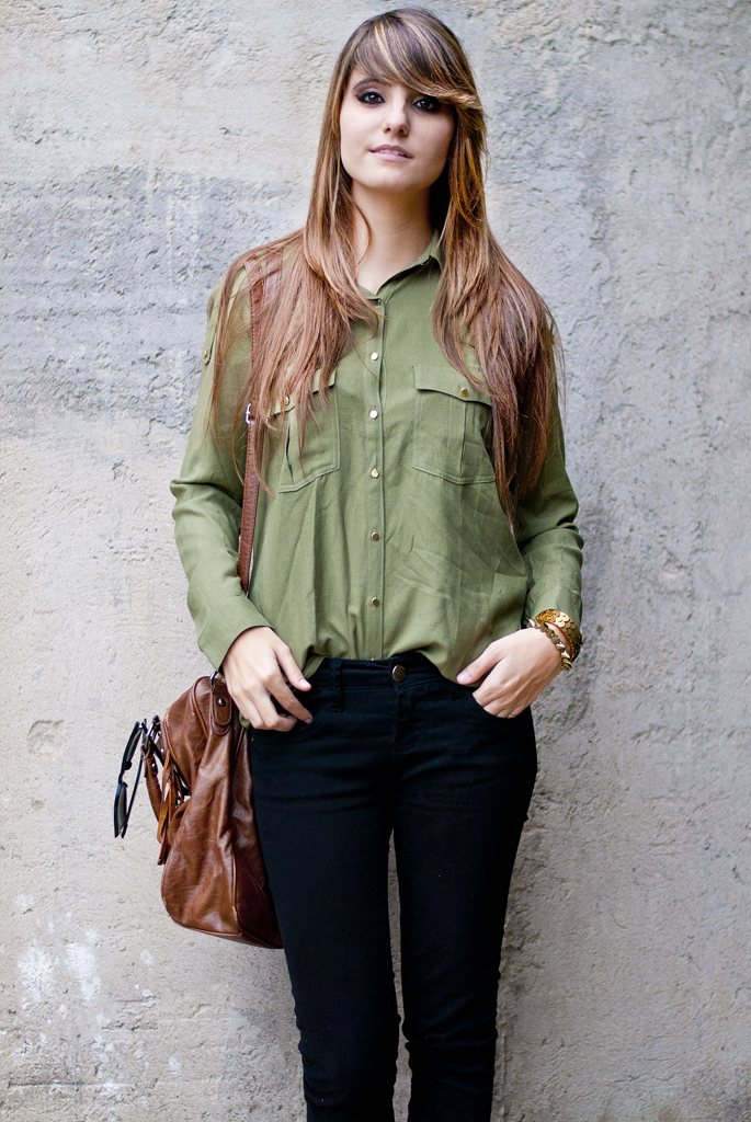 GREAT STYLING military blouse