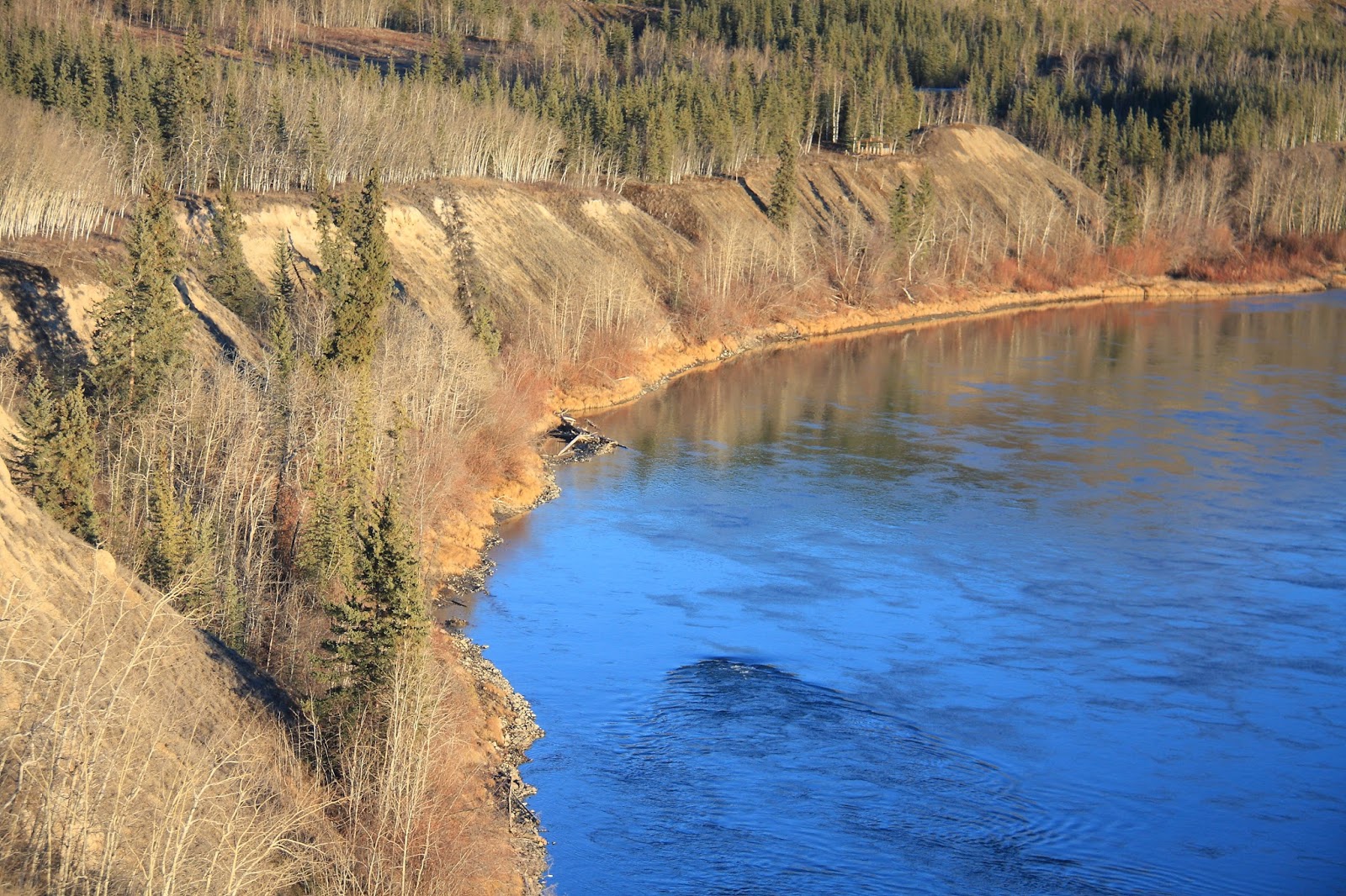 Carmacks Yukon Territory Climbing near Carmacks in the central Yukon