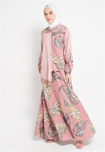 Model gamis batik terbaru Model gamis batik terbaru